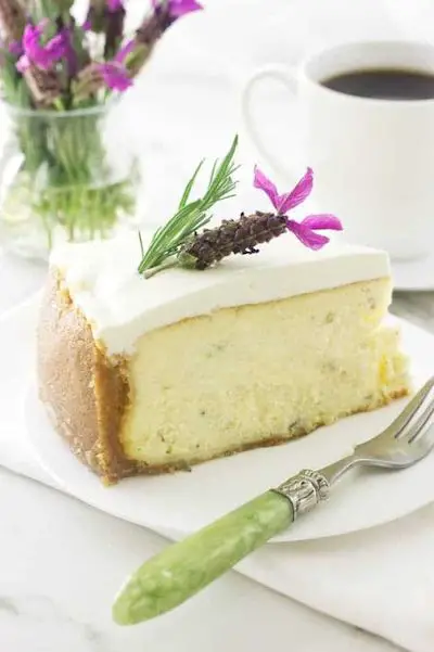 Lavender Cheesecake Recipe by Savor the Best