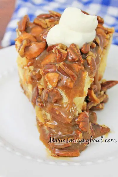 Pecan Pie Cheesecake Recipe by Maria's Mixing Bowl